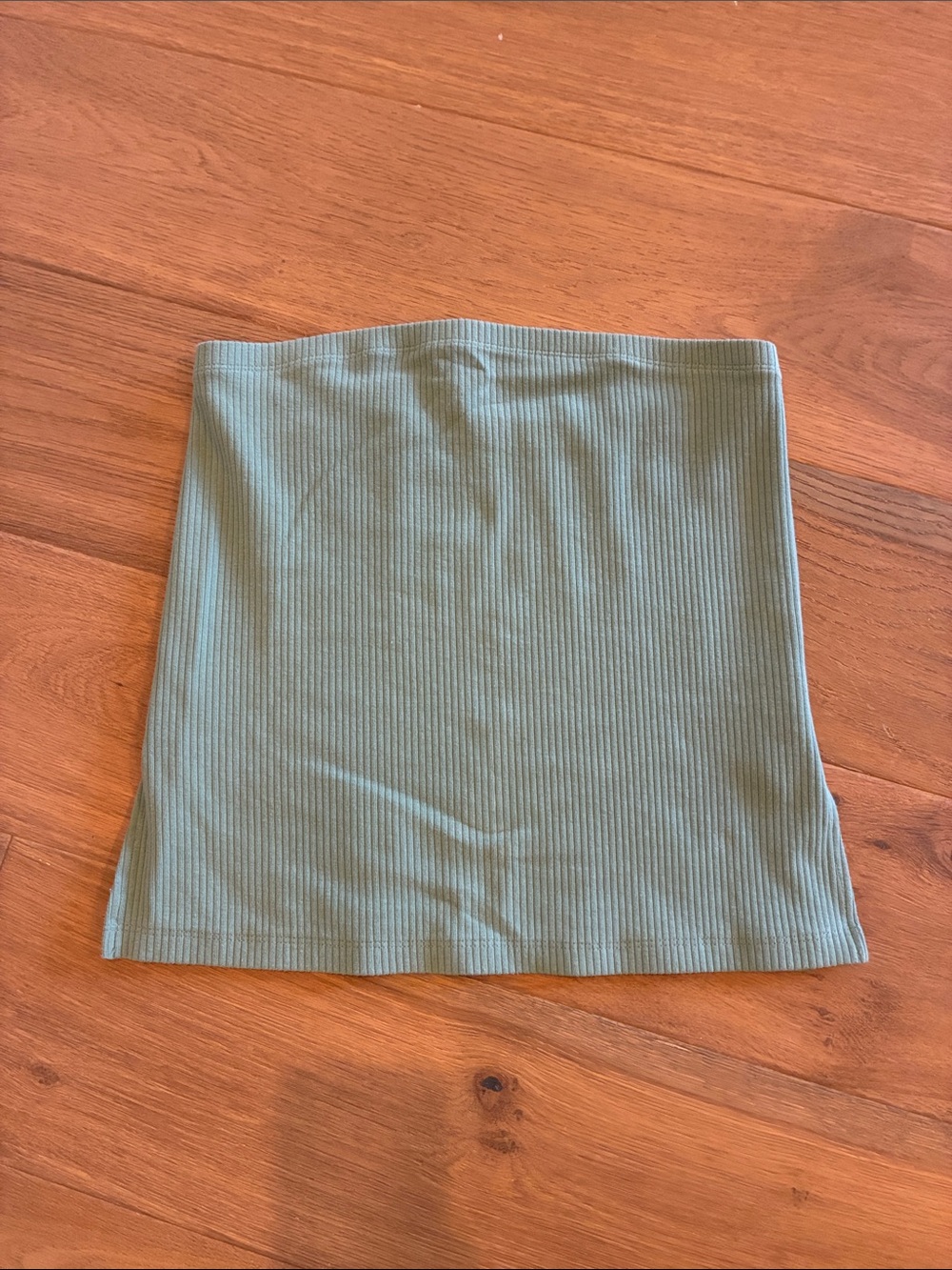 Ribbed Olive Green Women's Sleeveless Top